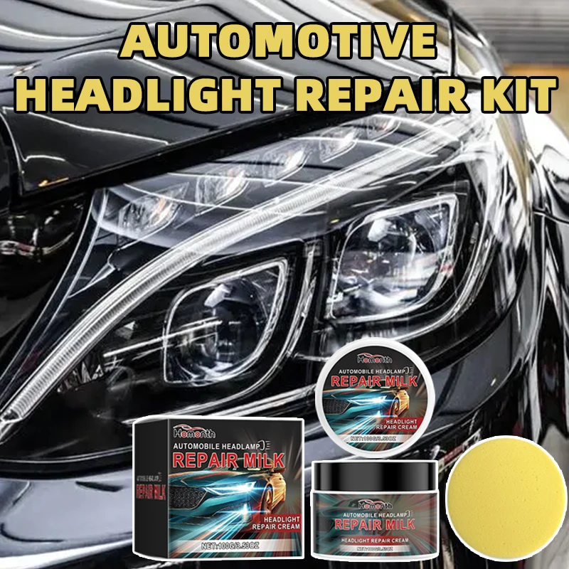 Significant Effect Car Headlight Repair Kit Car Brightness Repair Agent Headlight Scratch Repair Plating Agent Non Corrosive