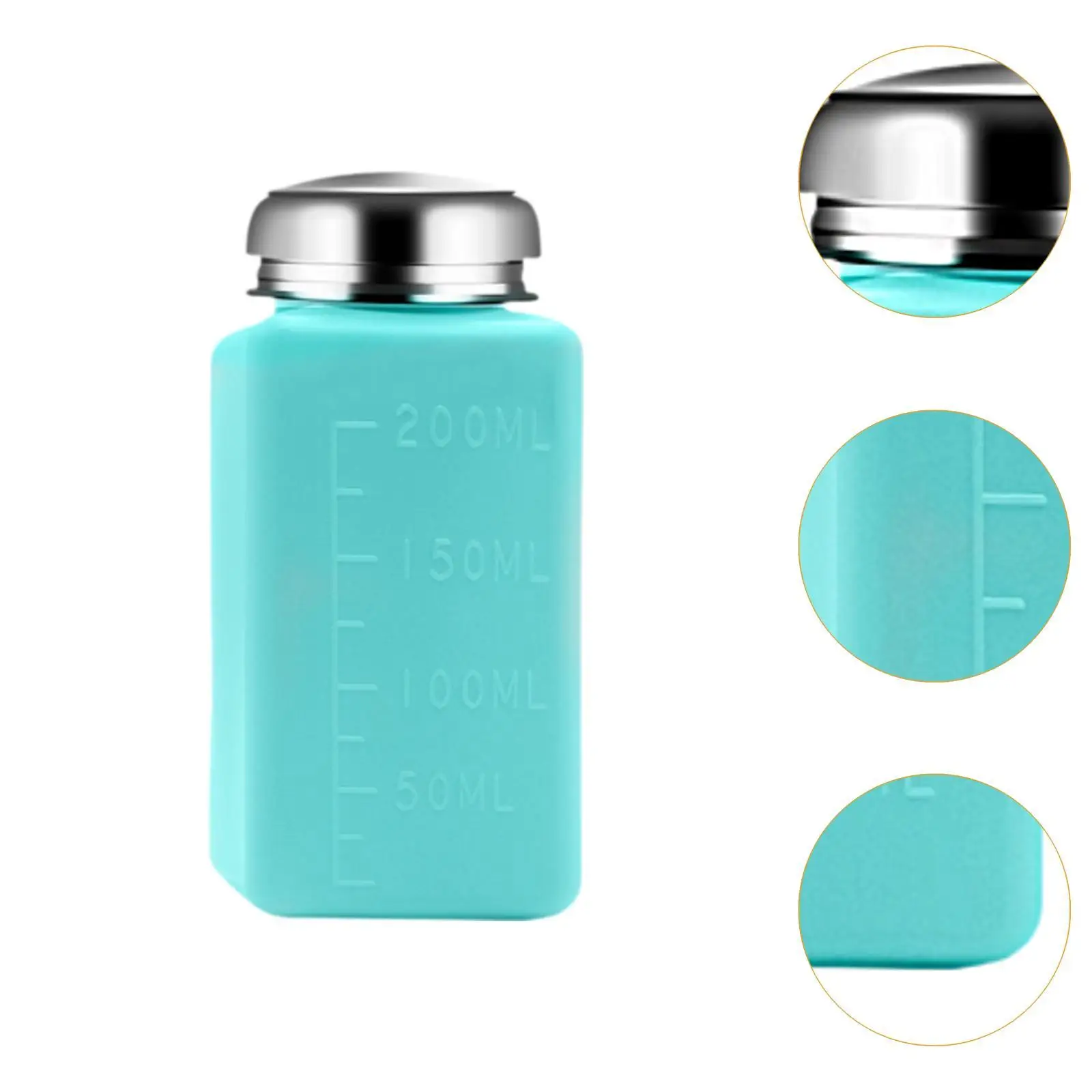 ขวดปั๊มสำหรับล้างเล็บแบบเติมได้ ใช้งานง่ายสำหรับเครื่องสำอาง พกพาสะดวก ใช้มือปั๊มกด