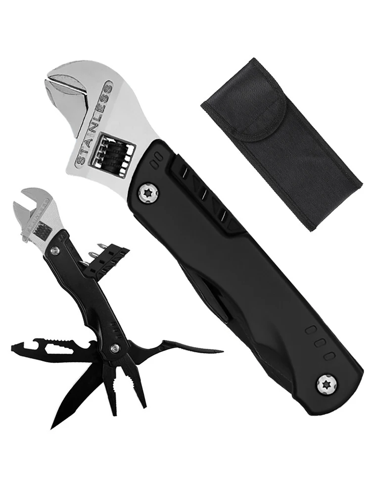 Multifunctional Wrench Screwdriver Stainless Steel Tool Outdoor Survival Wire Cutter Camping Knife Hand Tool Multitool Pliers