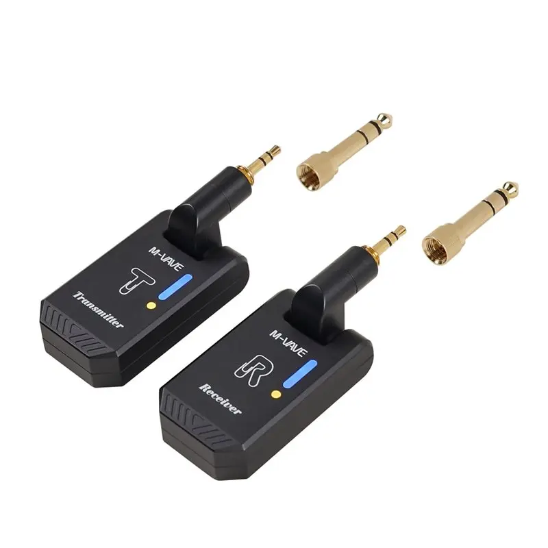 M-VAVE Electric Guitar Bass Audio Transceiver SWS13 5.8Ghz Wireless Guitar System Transmitter Receiver-PZZW view 4