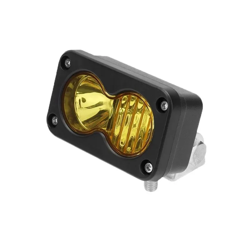 جديد 3 بوصة أبيض أصفر LED القيادة ضوء العمل المصباح وبقعة للدراجات النارية شاحنة بيك اب الطرق الوعرة سقف رف أمتعة مصباح #1
