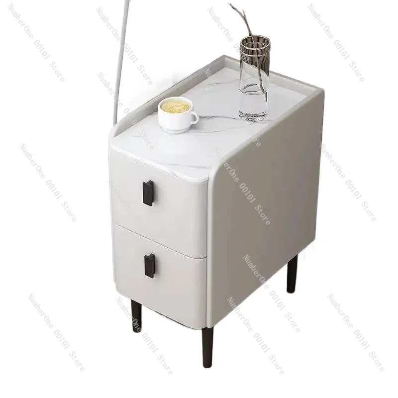 

small bedside table, solid wood design, modern, simple yet luxurious, mini bedside table, ultra-narrow version