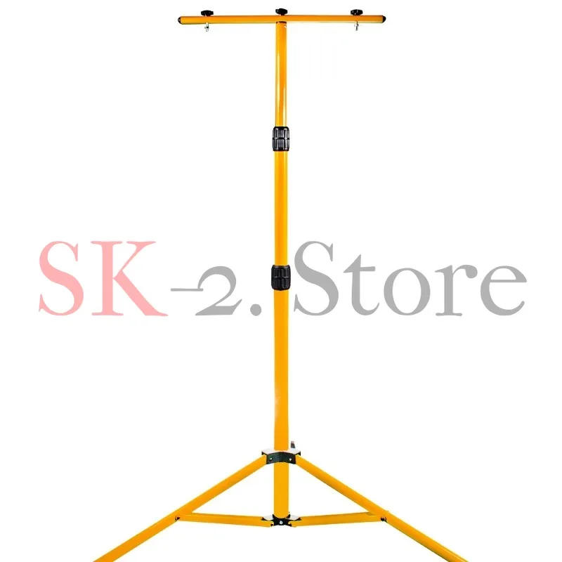Outdoor Floodlight Telescopic Tripod Iron Lamp Stand Night Market Camping Work Light Tripod