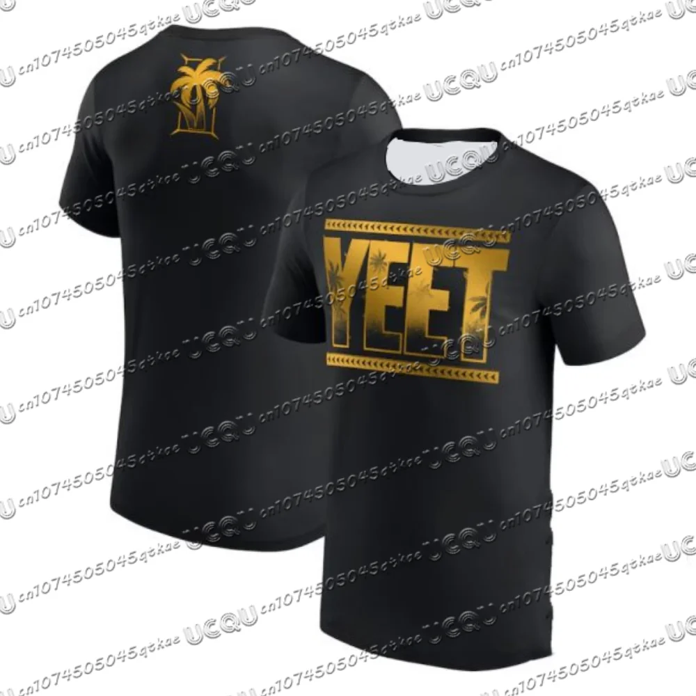 

2025 Мужская футболка Jey Uso ProSphere Youth Yeet Camo Женская летняя дышащая повседневная спортивная свободная футболка с коротким рукавом для детей/взрослых