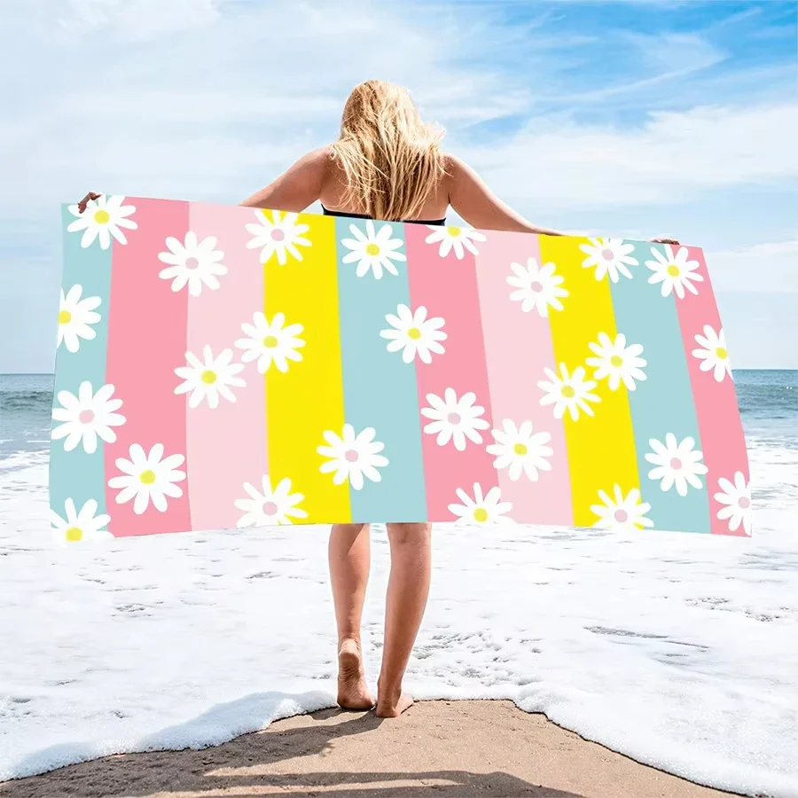 Microfiber Beach TowelLarge Quick-drying sunscreen for Adults Absorbent Bath Towel Travel Swimming Pool Towel outdoor