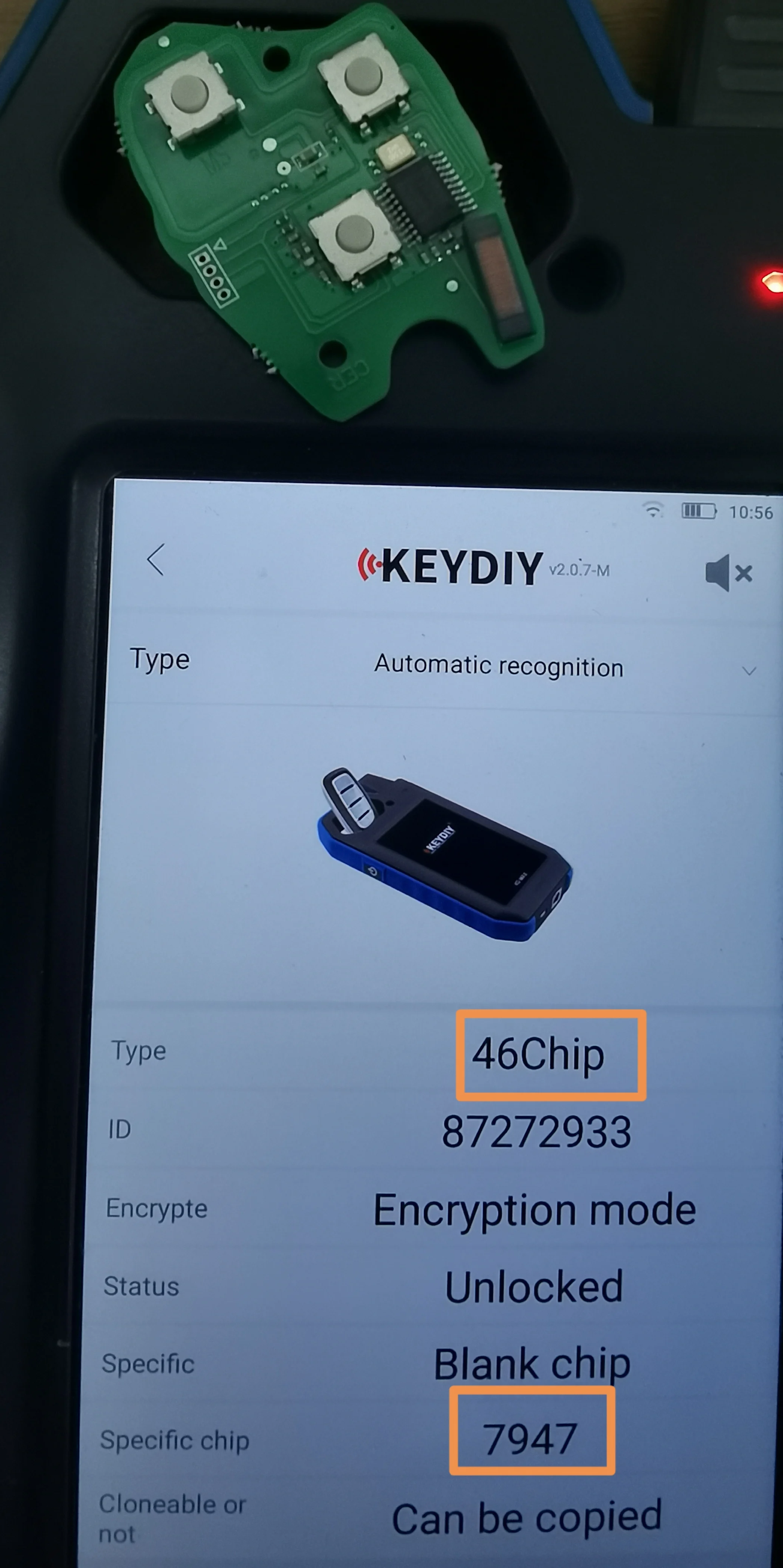 Jingxin Fernbedienungsschlüssel PCF7946/PCF7947/4A Chip 3BT 434MHz für Renault Trafic Vivaro Primastar Movano Ersatz-Fernbedienungsschlüssel Keyless – Detail 10
