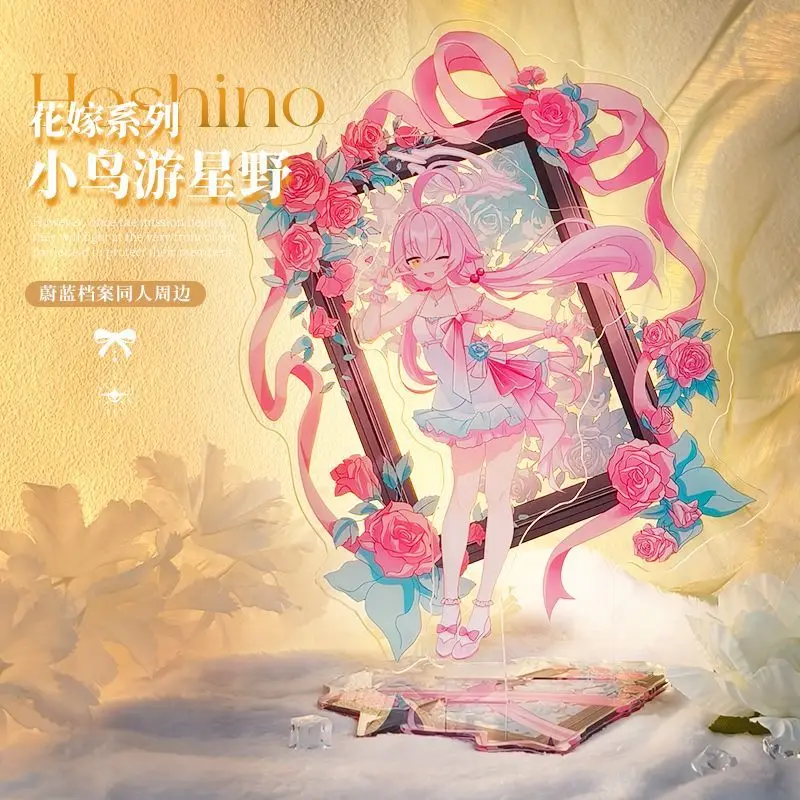 الأزرق الأرشيف Sorasaki هينا Shimoe Koharu الاكريليك حامل أنيمي نموذج لوحة زخارف مكتب الدائمة تسجيل أرقام هدايا عيد الميلاد