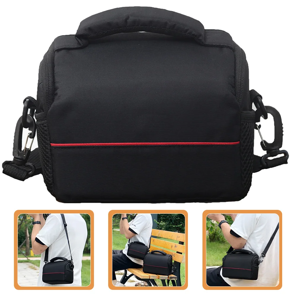

Camera Bag Protection Carrying Case with Cushion Portable Storage Crossbody Purse Nylon