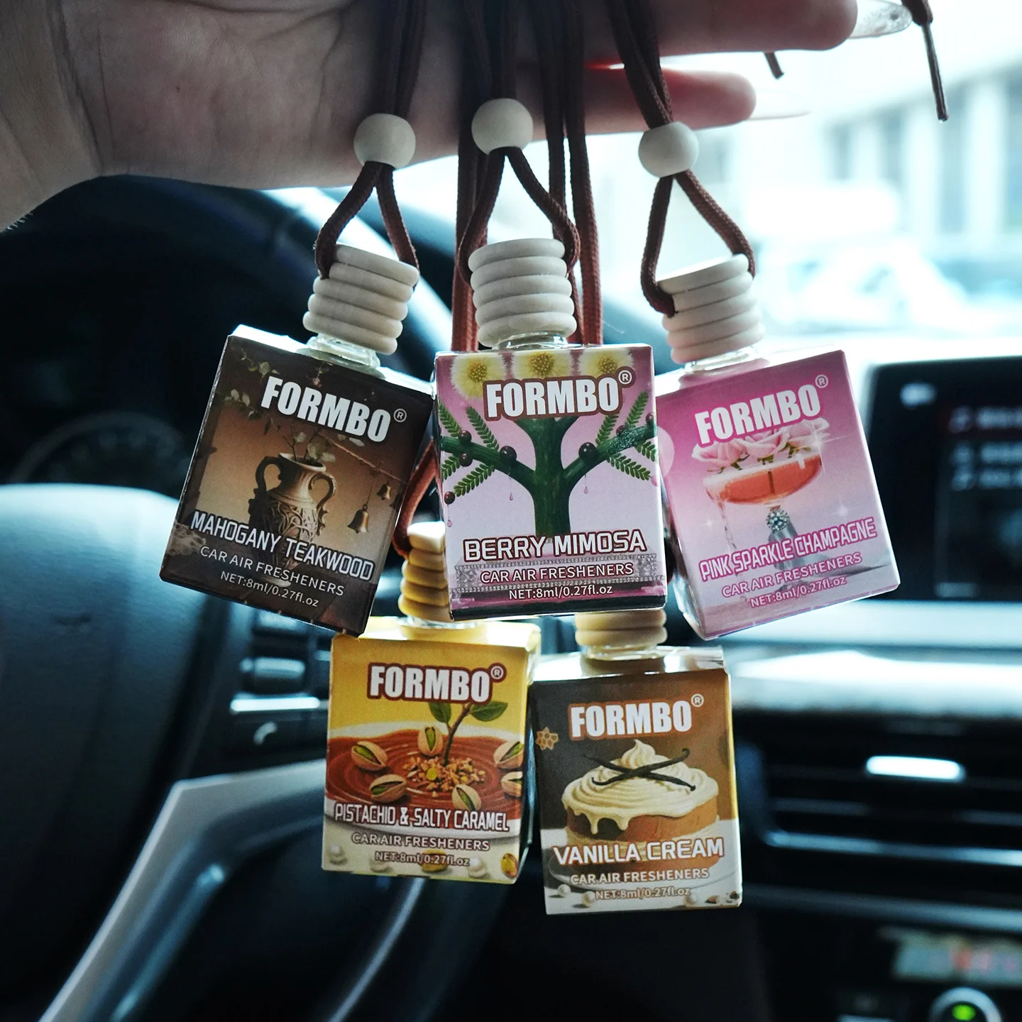 Car Perfume, Fresh Flower Fragrance, Lasting Charming Fragrance, Fragrance Used for Interior Decoration, Long-Acting Air Freshen