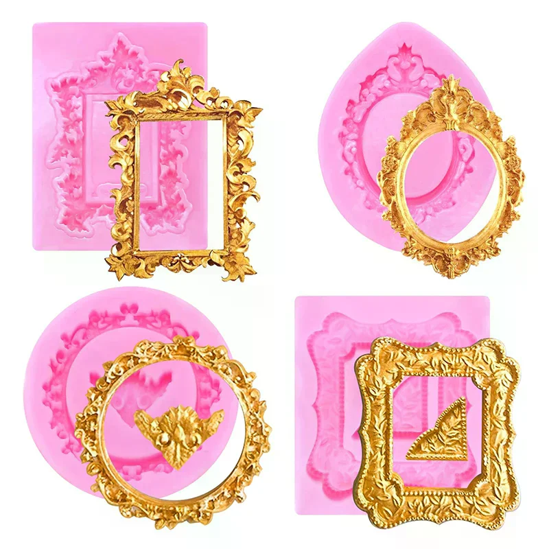 4Pcs Silicone Frame Molds For  - огляд і ціна Air Dry Clay