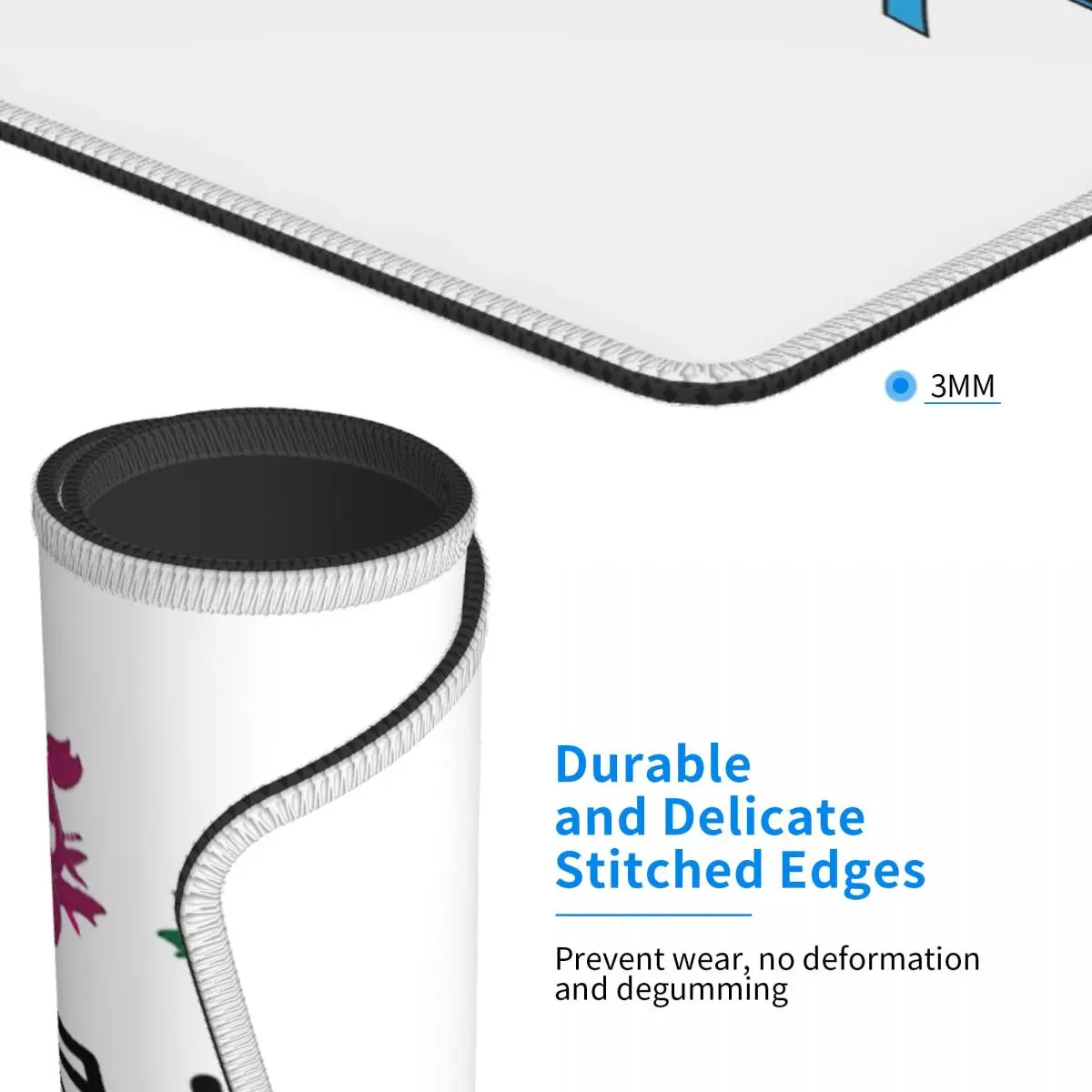 Ninja Kidz Tappetino per mouse Tastiera per computer Tappetino per mouse PC da gioco Tappetino per scrivania per laptop Accessori per ufficio Tappetini da tavolo