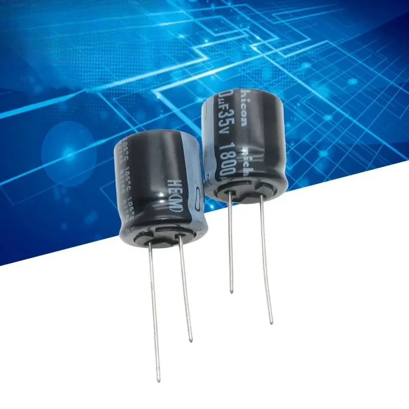 10PCS original 1800UF 35V Japanese electrolytic capacitor 35V 1800UF 18X20 HE high frequency and low resistance