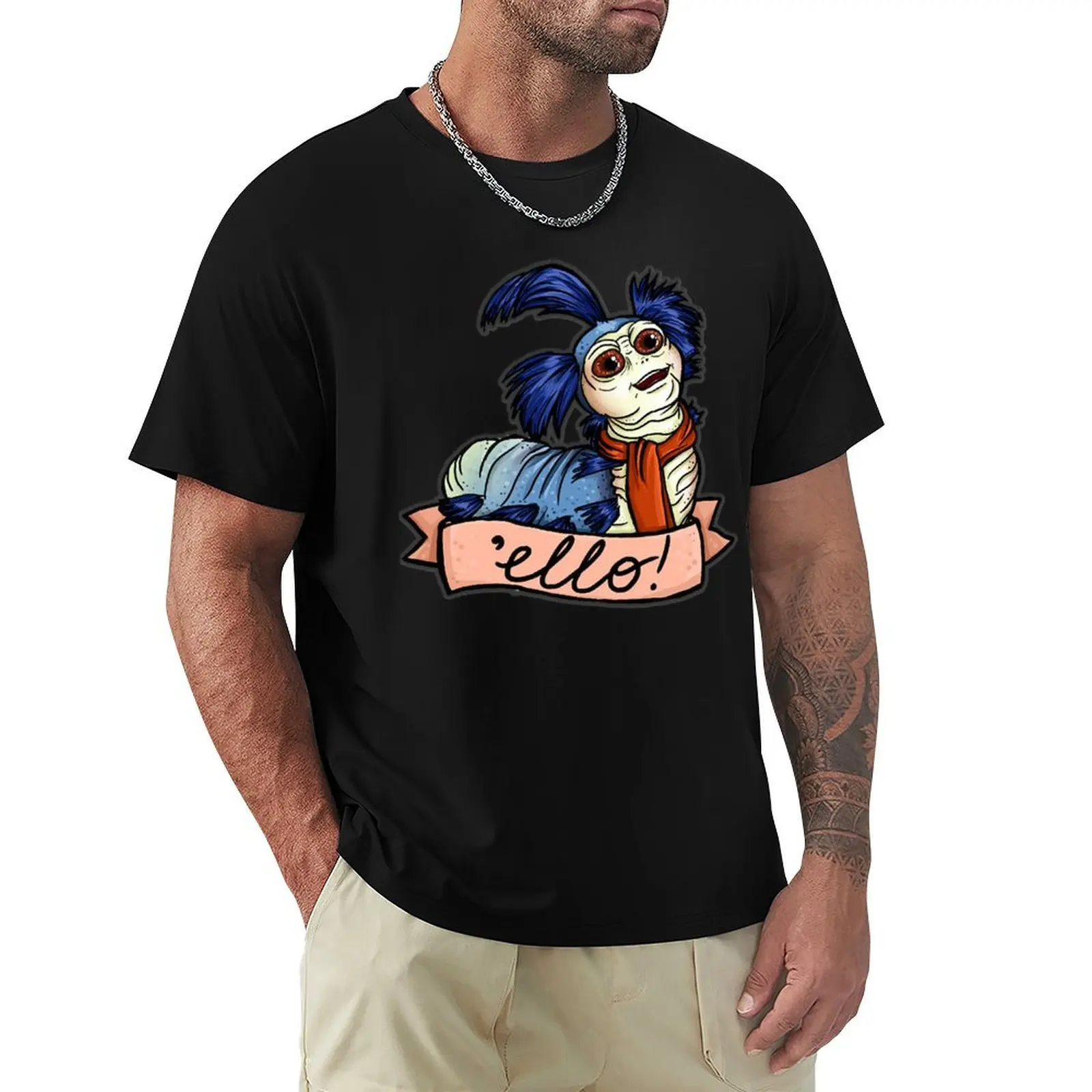 Ello - Labyrinth Worm T-Shirt Durable Work Wear T-Shirt