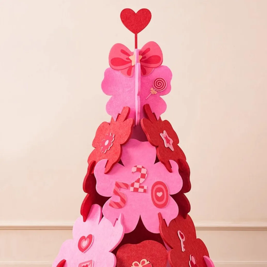 Fortune Tree Christmas Tree Valentine Decoration Ornament Wedding Engagement Party Arrangement Confession Atmosphere DIY Craft D