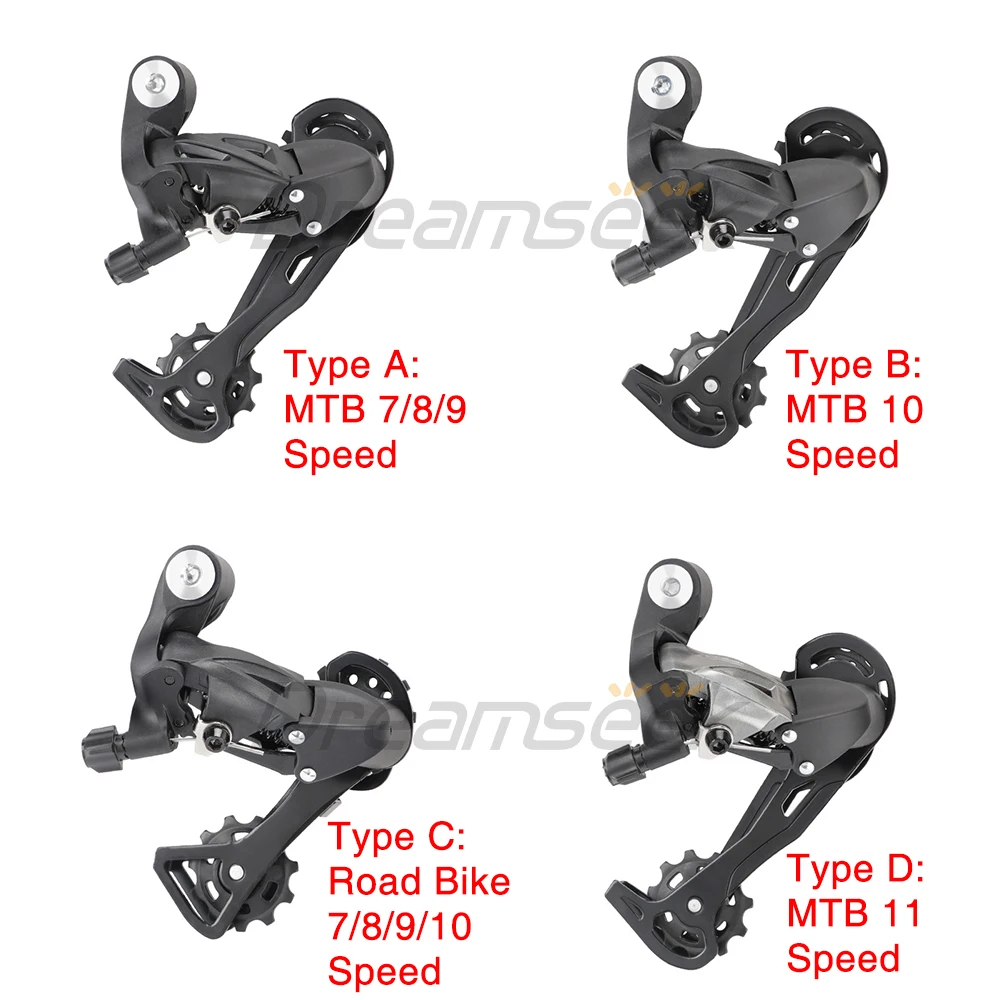 

Задний переключатель для MTB велосипеда, переключатель скорости, 7/8/9/10/11 скоростей, горный дорожный велосипед, длинная короткая клетка, переключатель передач, бесшумное направляющее колесо