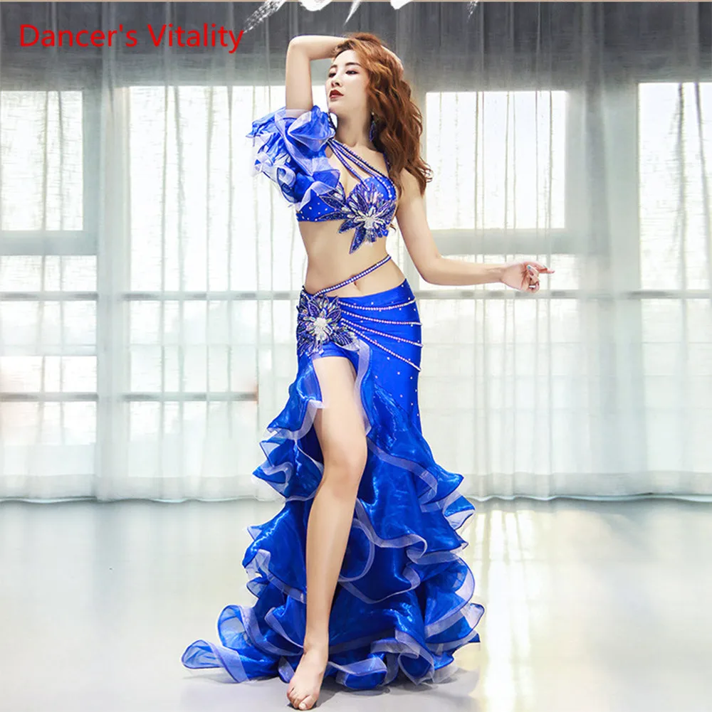 

Belly Dance Performance Clothing Women Sense New Long Skirt Suit Oriental Dance Competition Suit