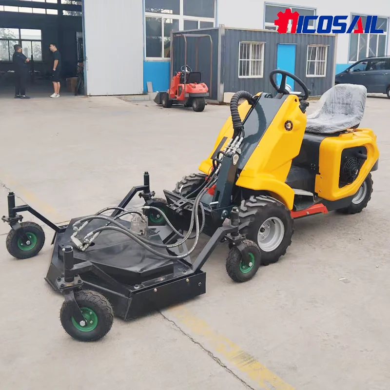 

Mini Skid Steer Loader with 400kg 500kg Capacity Three-Wheel Wheel Loader Meets Euro 5/EPA Standards