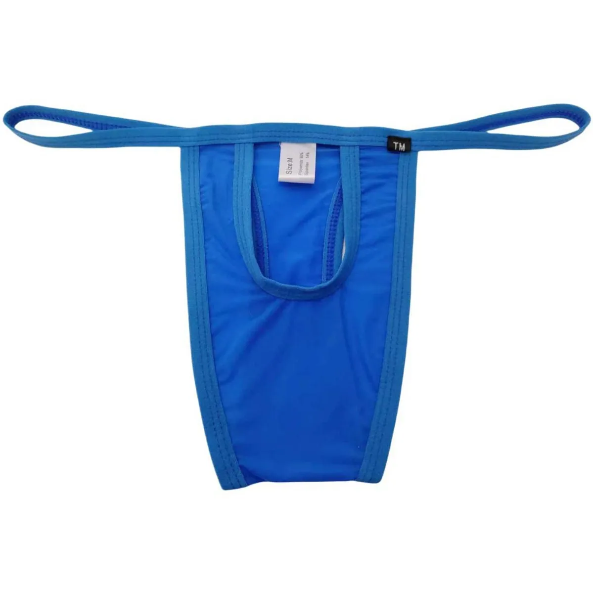 

Hollow Front Ice Silk G-String Thong for Men Low Waist Thin Strap Elastic Breathable Underwear