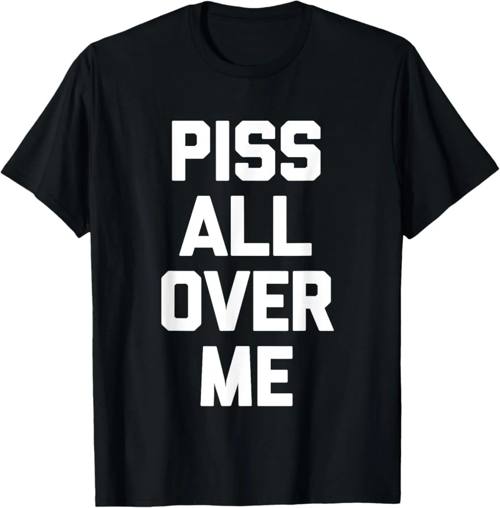 Men's and Women's Loose T-shirts with Humorous 
