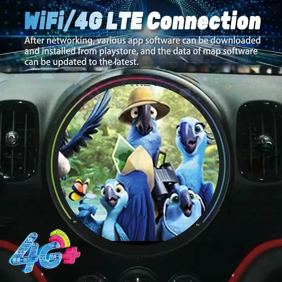 11.8inch For BMW New MINI F60 F54 F55 F56 2017-2023 NBT EVO Android Screen Carplay 4G GPS Video Stereo Multimedia Car Radio link