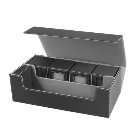 MTG Commander Deck Box 1800+ Trading Card Storage Box with 4 Removable Small TCG Deck Case MTG TCG Sports Card Organizer Box