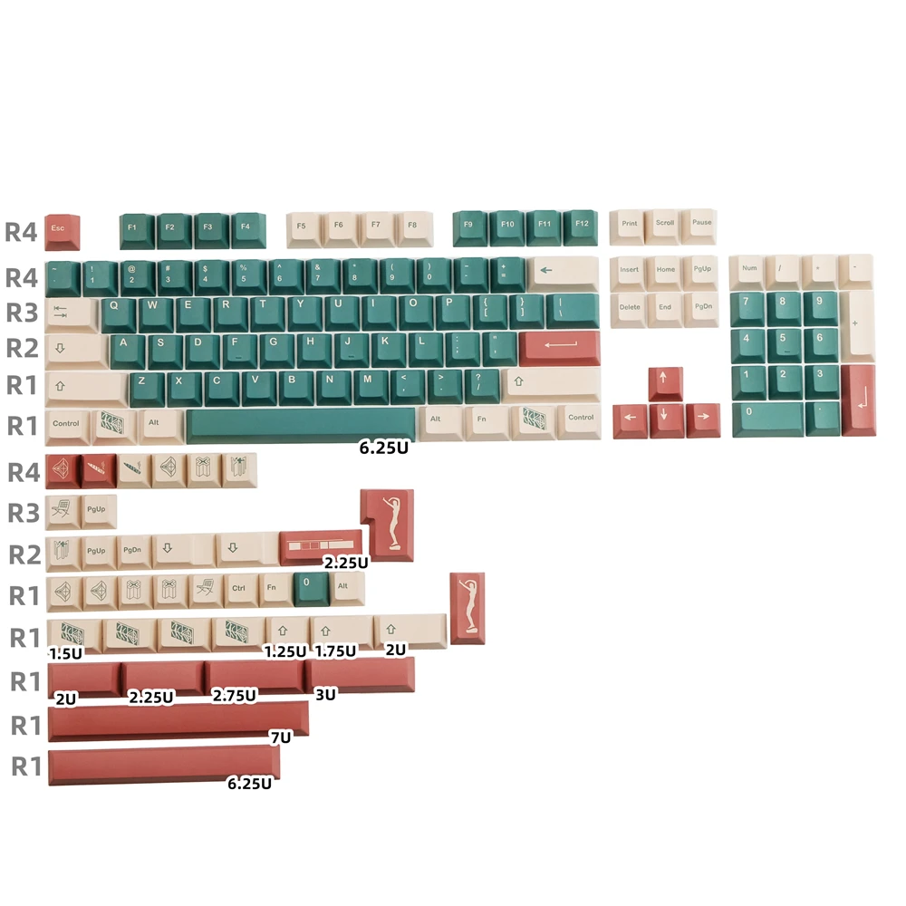 140 klawiatura z klawiszami zestaw klawiszy Marmoreal PBT GMK Clone Keycap Cherry High DYE-sublimacja do klawiatury mechanicznej MX Switch