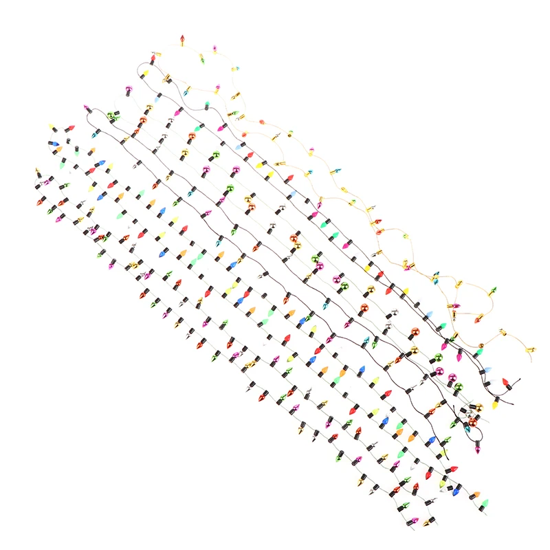 1:12 크리스마스 장식 인형 집 미니어처 미니 가구 액세서리 스트링 조명, 가짜 조명 1 스트링