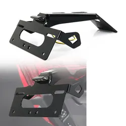 License Plate Holder Fender Eliminator kit Fit For Ducati Monster 950 2021-2024 937 2021 Motorcycle Rear Tail Tidy LED Light