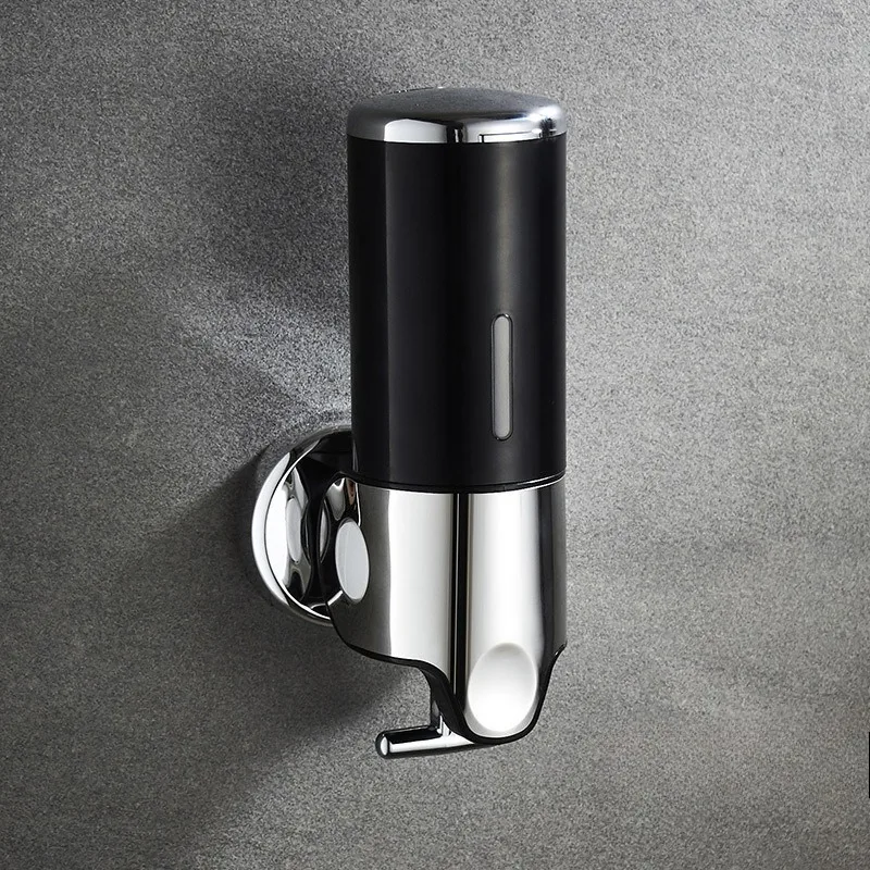 Wall Mounted Manual Soap Dispenser Bathroom Shower Gel Hand Soap Box Liquid Lotion Holder