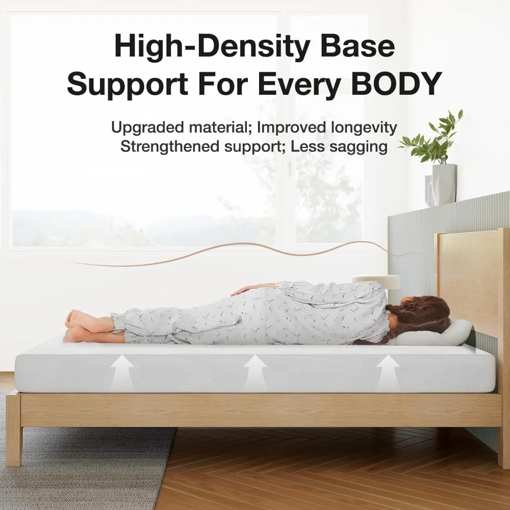 5-Inch Twin Kids Mattress, Gel Memory Foam for Cooling Sleep, Pressure Relief, CertiPUR-US Certified