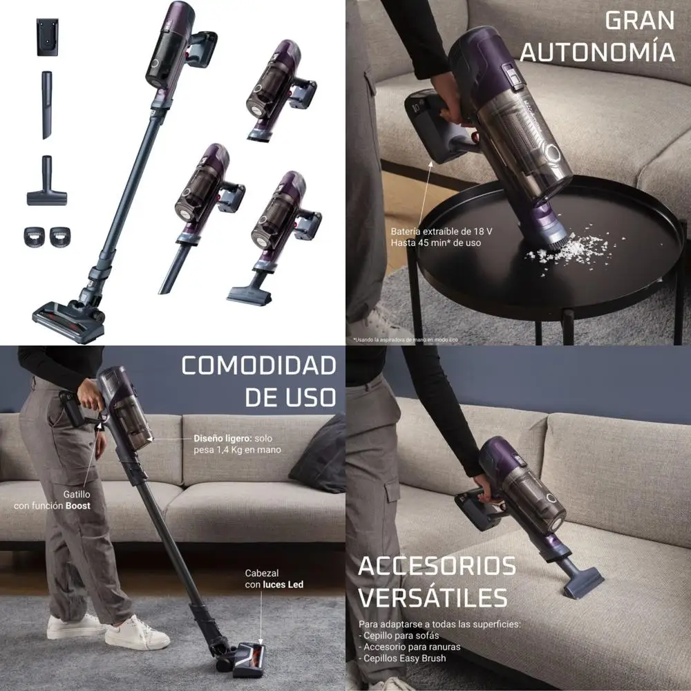 Rowenta Xpert 6.60 - Cordless Multifunction Vacuum Cleaner, 3-in-1 Versatile