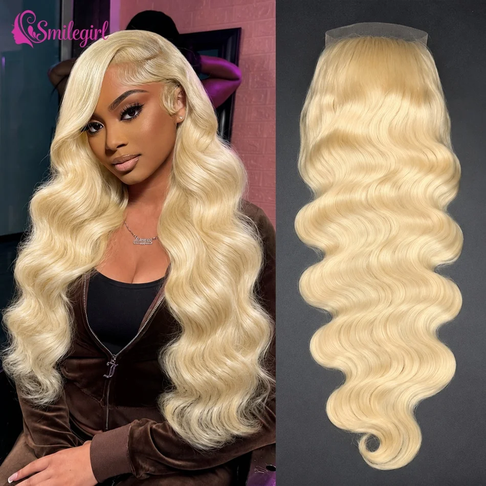 Perruque Lace Front 613 Blonde Ondulée Cheveux Humains, Perruque Frontale HD 13x4, Perruque HD 13x6 Cheveux Humains Brésiliens, Densité 250, 30-38 Pouces