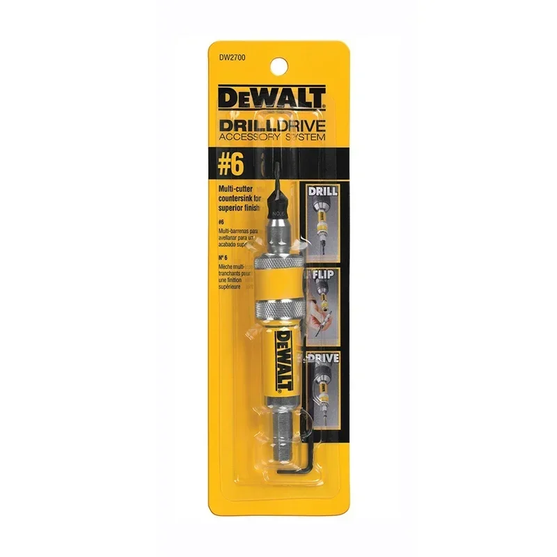 Imagem -06 - Broca Dewalt Escareador Madeira Unidade Completa Flip Drive Acessórios Dw2700 Dw2701 Dw2702 10 em mm mm 10 mm