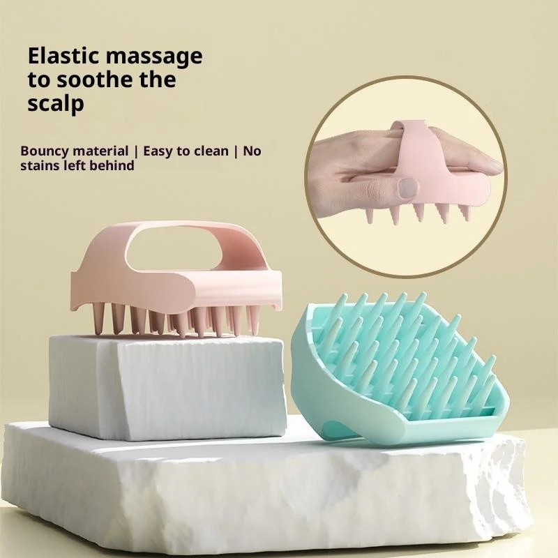 

Щетка для шампуня, массажная расческа для кожи головы с ручкой, расческа для мытья волос, массажная щетка для тела, щетка для ванны, душа, салонный парикмахерский инструмент