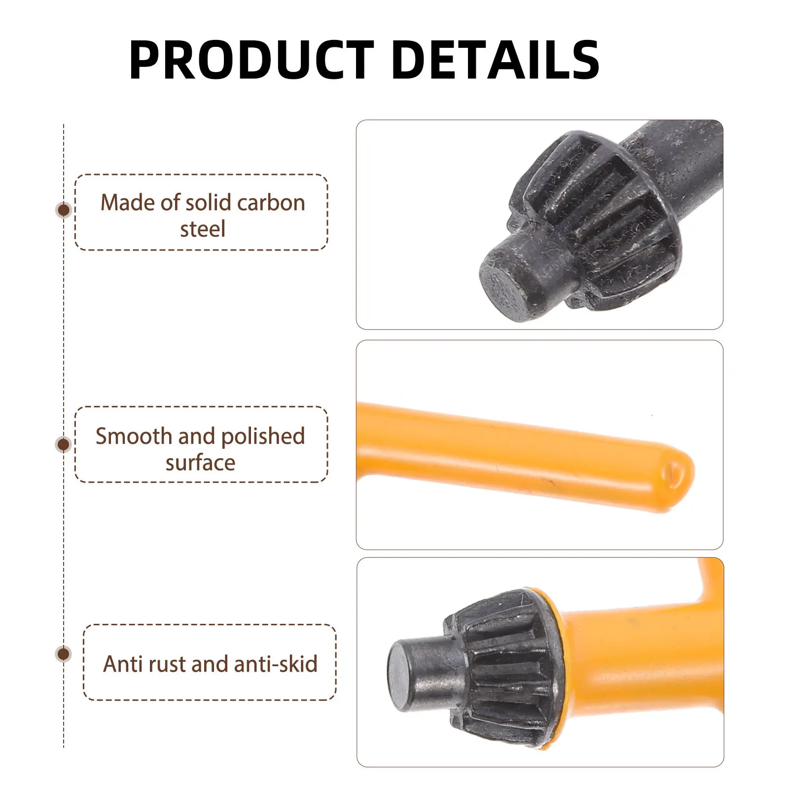 

6Pcs Drill Chuck Key Sturdy Rust-Resistant Replacement Electric Drill Clamping Tool for Daily Use Press Chuck Key