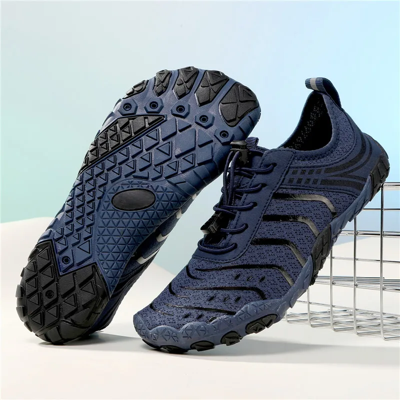 Non-slip breathable mesh sports shoes outdoor upstream shoes indoor fitness yoga shoes wear-resistant swimming shoes for men and