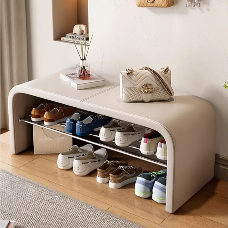 Home stool, entrance door,high-end can be sitting shoe stools, long strips can store,  bedside stools, bed stools Home Goods