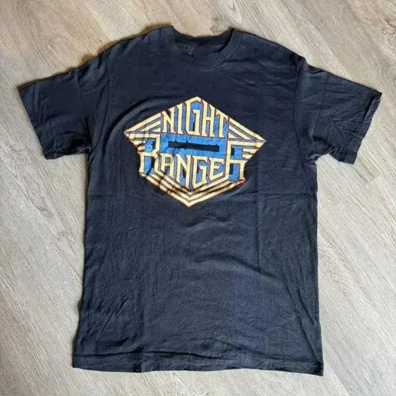 Rock Band Night Ranger Dawn Patrol Tour T Shirt Black Cotton Ri_025