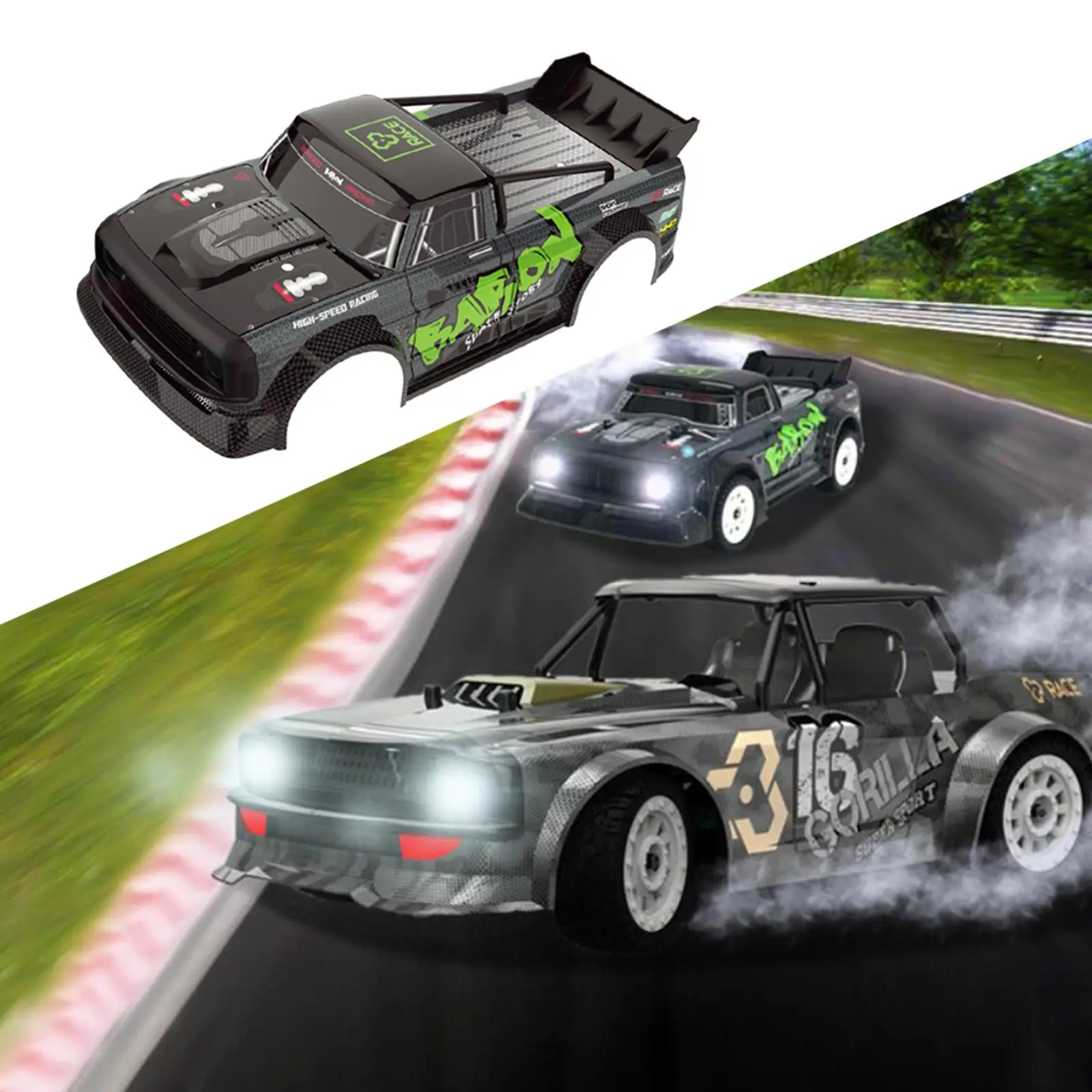 603 트럭 DIY 업그레이드 액세서리용 페인트 RC 바디 쉘 커버