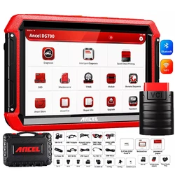 ANCEL DS700 OBD2 Diagnostic Tools Full System Bi-Directional Control AF Adjust DPF Injector TPMS Auto Scanner PK THINKTOOL PAD10