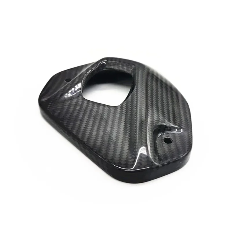 Para kawasaki ZX-4R ZX-4RR zx 4r 4rr ninja400 z400 real fibra de carbono peças da motocicleta acessórios capa guarda escape