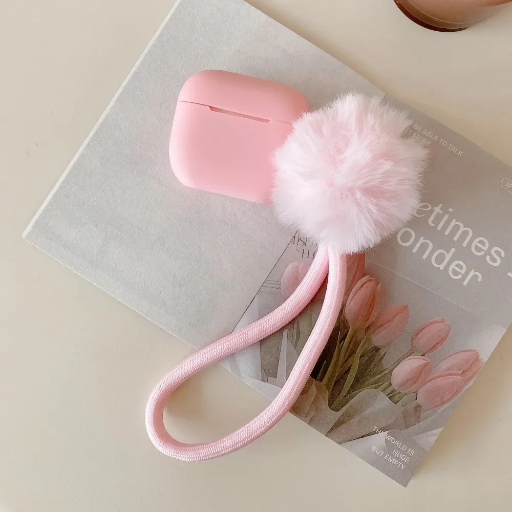 كاندي اللون سيليكون حقيبة سماعة الاذن ل AirPods Pro 3 2025 غطاء لينة بولي TPU سماعة حالات ل Airpods 4 3 2 1 Pro 2 Funda كم