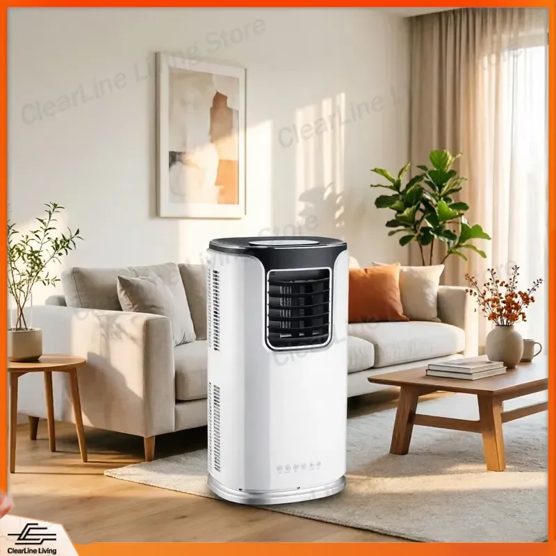 Portable Air Conditioner 3 in 1 Cooling Dehumidifier Air Purifier Single Hose Mobile AC Unit for Home Bedroom Office Quiet