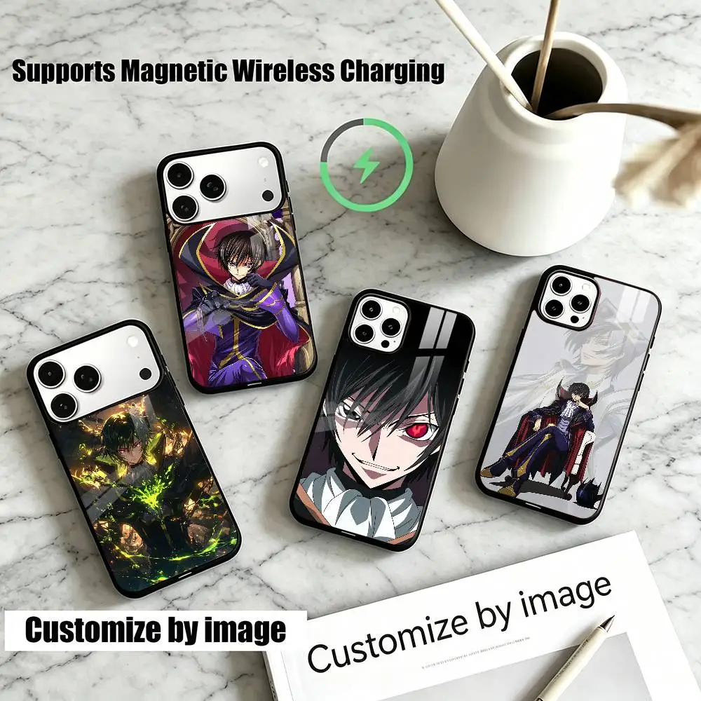 Anime Code Geass Z-Zeros  Phone Case For iPhone18,17,16,15,14,13Plus,Pro Allows magnetic wireless charging