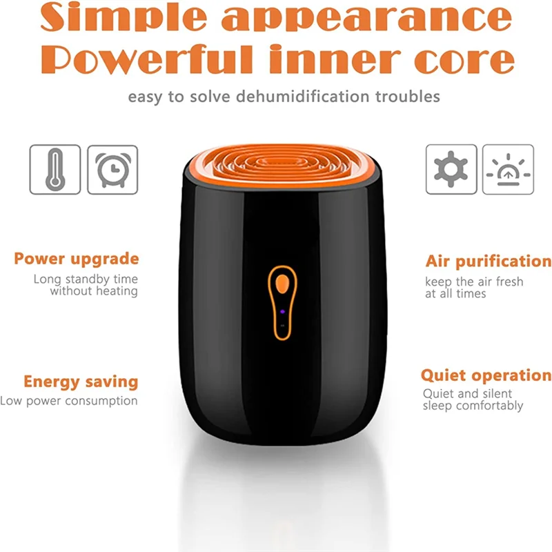 A14G-مزيل الرطوبة للمنزل والطابق السفلي 322 قدم مربع مزيلات الرطوبة للرطوبة العالية إيقاف تلقائي 27 أونصة قابس أمريكي فائق الهدوء