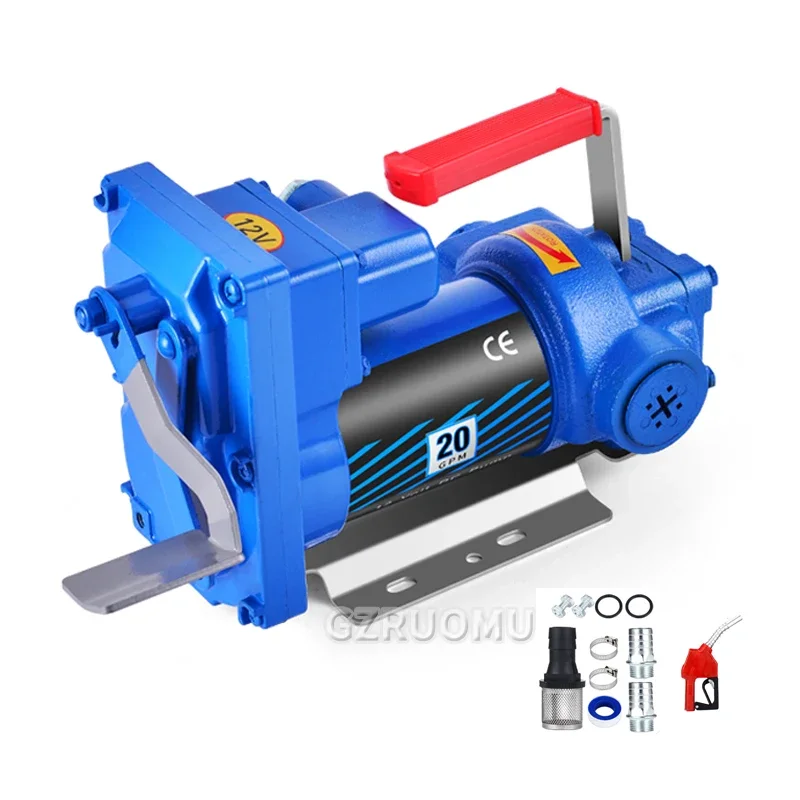 12V Car Engine Oil Pump Electric Oil Diesel Fluid Sump Extractor Scavenge Exchange Fuel Transfer Suction Pump for Auto Car Boat