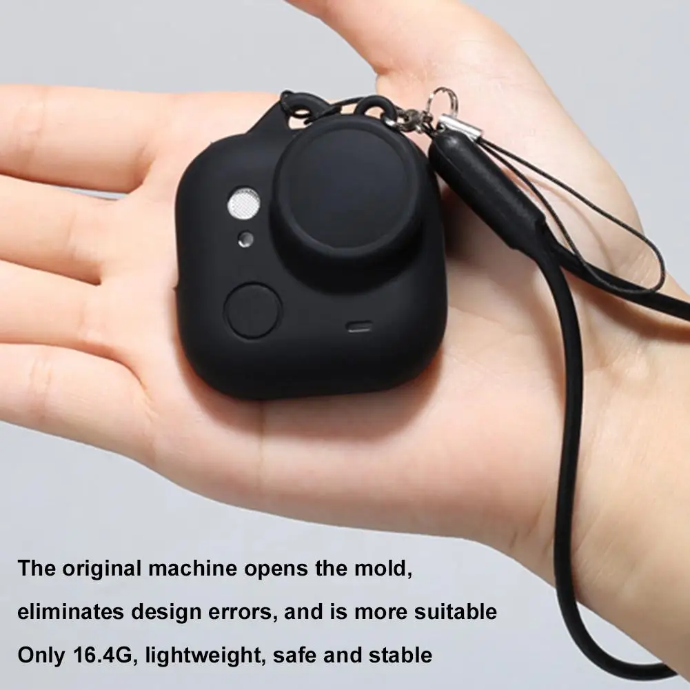 Funda protectora de silicona para Insta360 GO, cubierta corporal Ultra a prueba de golpes con tapa de lente, correas antipérdida para accesorios de cámara para pulgar