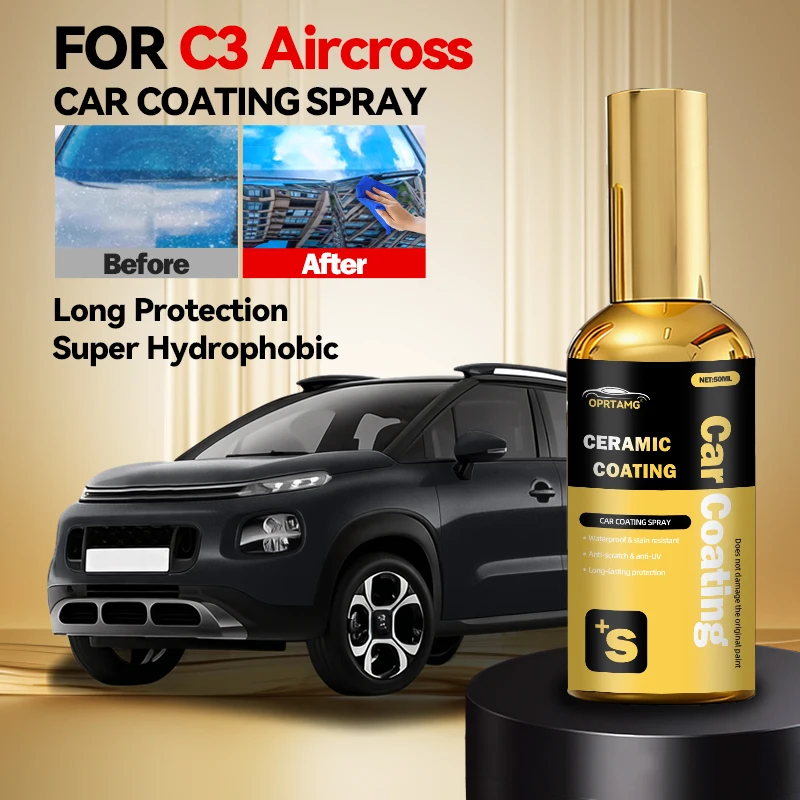 

9H Nano Top Long Lasting Liquid Car Care Detail For Citroen C3 Aircross 2017 2018 2019 2020 2021 2022 2023 2024 2025 2026 PF1