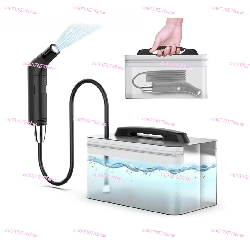 Wholesale Rechargeable Electric Travel Bidet Sprayer Portable  Shattaf with 2.3L Water Container for Toilet