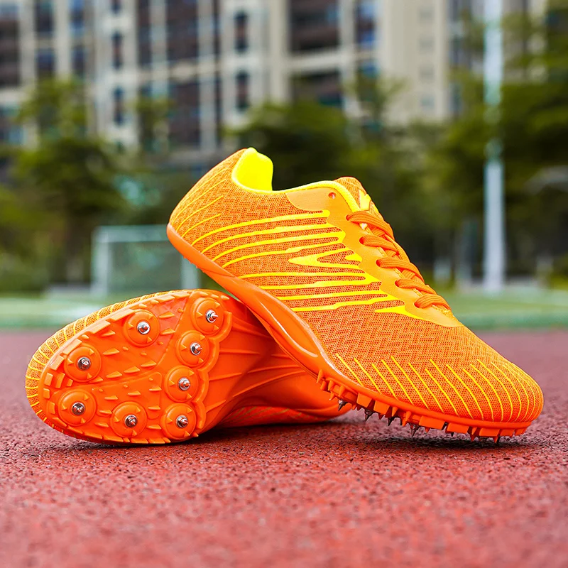 

New Arrivals Men's Nails Sneakers Athletics Men Training Track Track Field Shoes Professional High Jump With Metal Nails Shoes